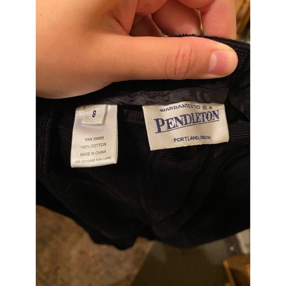 Pendleton Women’s Black Corduroy Pants - Picture 3 of 3